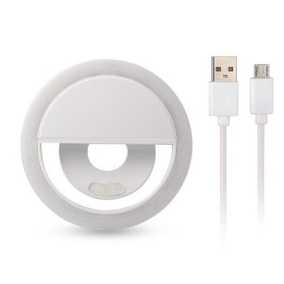 Selfie žiedinė lemputė jūsų telefonui - 3W - Mini LED