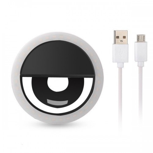 Selfie žiedinė lemputė jūsų telefonui - 3W - Mini LED