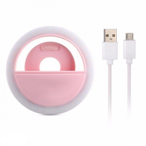 Selfie žiedinė lemputė jūsų telefonui - 3W - Mini LED
