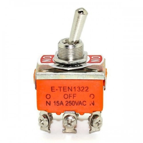 Klavišinis jungiklis - E-TEN1322 - 15A - 250V - 3-pozicija - 6