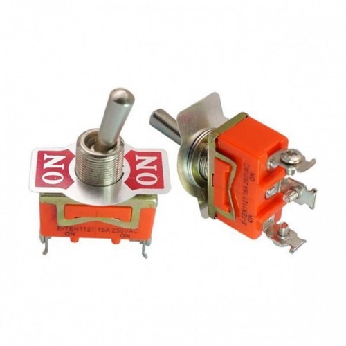 Klavišinis jungiklis - E-TEN1121 - 15A - 250V - 2-pozicija - 3