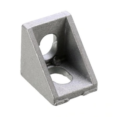 Kampinis laikiklis 20x20 mm, skirtas aliuminio profiliams 2020