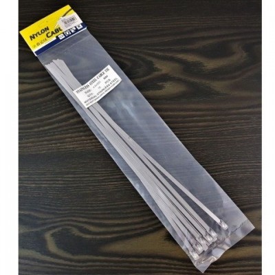 Plieninis spaustukas 300x4,6 mm - Metalinis trivetis - 10