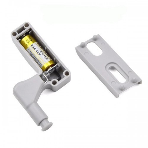 Automatinis LED apšvietimas spintelės durelių vyriams - šilta Automatinis LED apšvietimas spintelės durelių vyriams - šilta