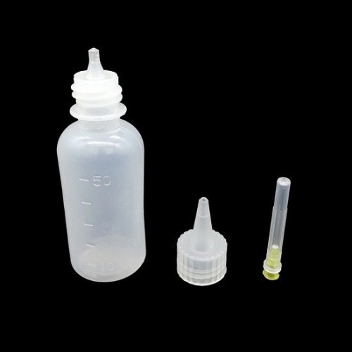 ESD buteliukas 50ml - su adata - skysčiams ESD buteliukas 50ml - su adata - skysčiams