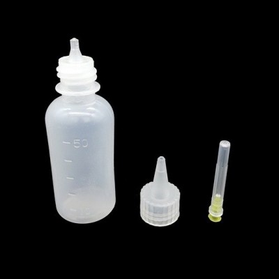 ESD buteliukas 50ml - su adata - skysčiams
