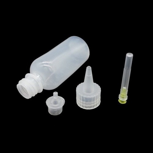 ESD buteliukas 50ml - su adata - skysčiams ESD buteliukas 50ml - su adata - skysčiams
