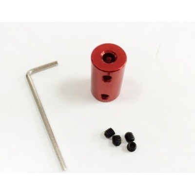 Ašies jungtis - adapteris nuo 3 mm iki 5 mm - variklio velenui