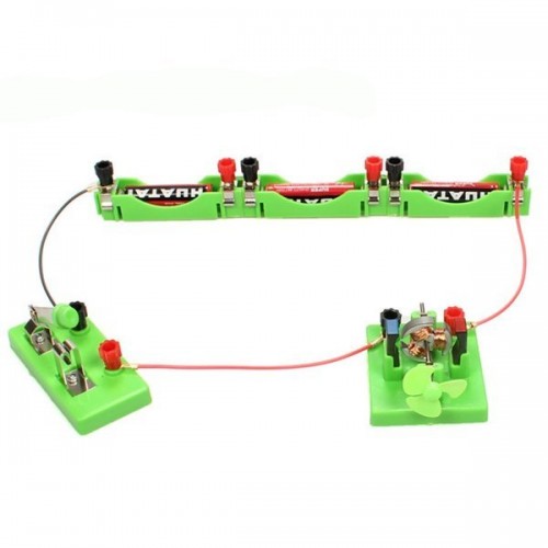 AA baterijų krepšelis - eksperimentams ir elektros grandinių