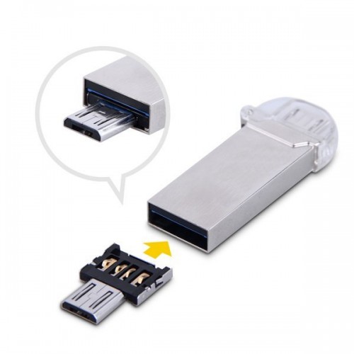 OTG adapteris - Adapteris - USB A kištukas į micro OTG adapteris - Adapteris - USB A kištukas į micro