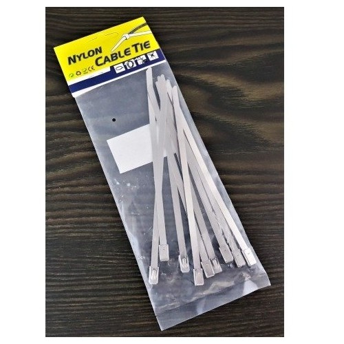 Plieninis spaustukas 200x4,6 mm - Triticale - nerūdijantis Plieninis spaustukas 200x4,6 mm - Triticale - nerūdijantis