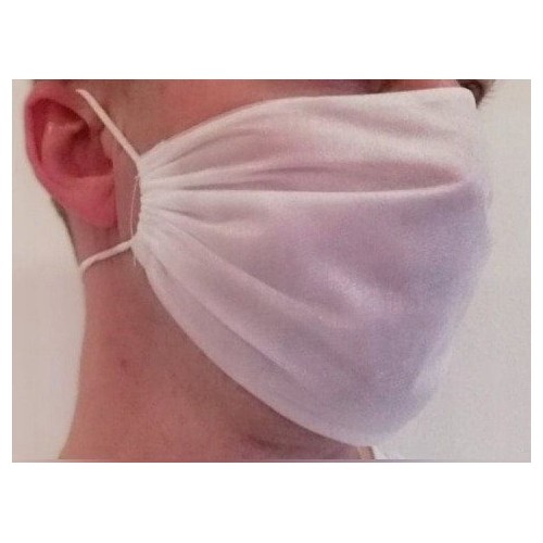 Neaustinė vienkartinė kaukė balta 2 sluoksnių-sluoksniuotas - Neaustinė vienkartinė kaukė balta 2 sluoksnių-sluoksniuotas -