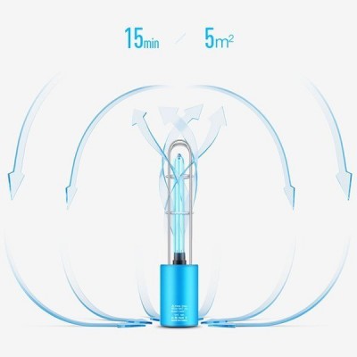 UVC nešiojamoji sterilizacijos lempa - nešiojamas oro