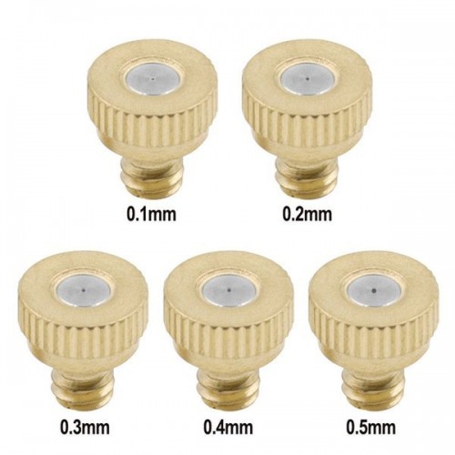 Vandens išpurškimo antgalis 0,1 mm žemo slėgio antgalis - rūko Vandens išpurškimo antgalis 0,1 mm žemo slėgio antgalis - rūko