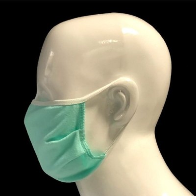 Medvilnės ir elastano apsauginė kaukė-elastanas su elastine