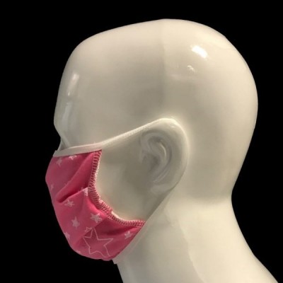 Medvilnės ir elastano apsauginė kaukė-elastanas su elastine