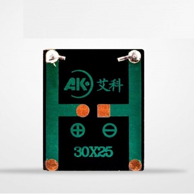 Saulės panelė - 1 V 30 mA - 30x25 mm - mini Saulės panelė -