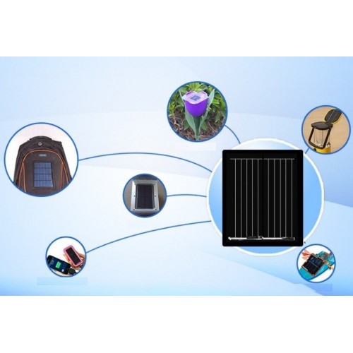 Saulės panelė - 1 V 30 mA - 30x25 mm - mini Saulės panelė - Saulės panelė - 1 V 30 mA - 30x25 mm - mini Saulės panelė -