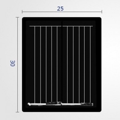 Saulės panelė - 1 V 30 mA - 30x25 mm - mini Saulės panelė -