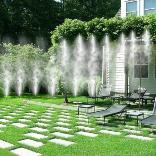 Vandens uždanga 10 m - aušinimo rūkas - oro Vandens uždanga 10 m - aušinimo rūkas - oro