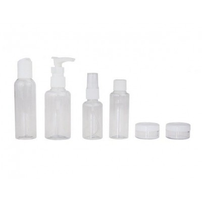 Kosmetikos ir dezinfekavimo priemonių talpyklos - kelioninis