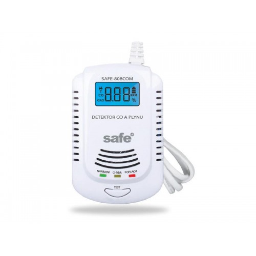 Detektorius SAFEHOME 808COM anglies monoksido-Dujų detektoriai