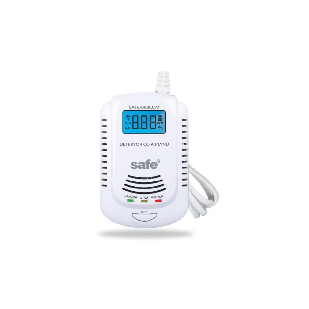 Detektorius SAFEHOME 808COM anglies monoksido-Dujų detektoriai