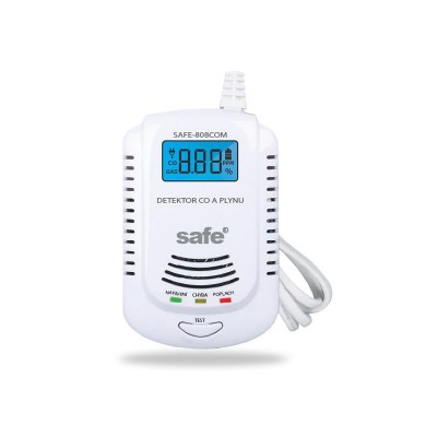 Detektorius SAFEHOME 808COM anglies monoksido-Dujų detektoriai