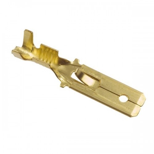 Neizoliuota plokščia išorinė jungtis - 6.3 mm - jungtis - 1 Neizoliuota plokščia išorinė jungtis - 6.3 mm - jungtis - 1