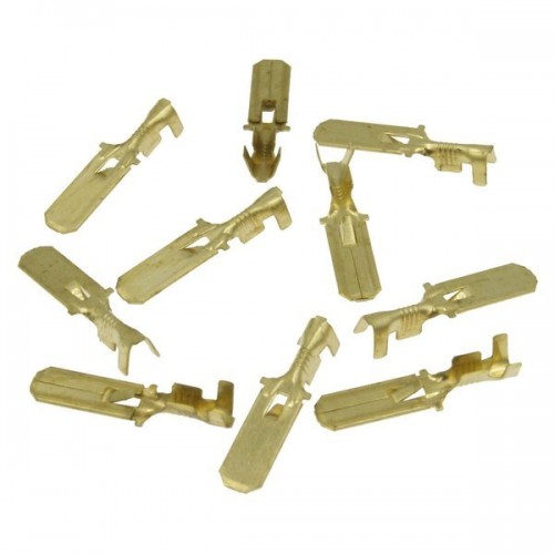 Neizoliuota plokščia išorinė jungtis - 6.3 mm - jungtis - 1 Neizoliuota plokščia išorinė jungtis - 6.3 mm - jungtis - 1