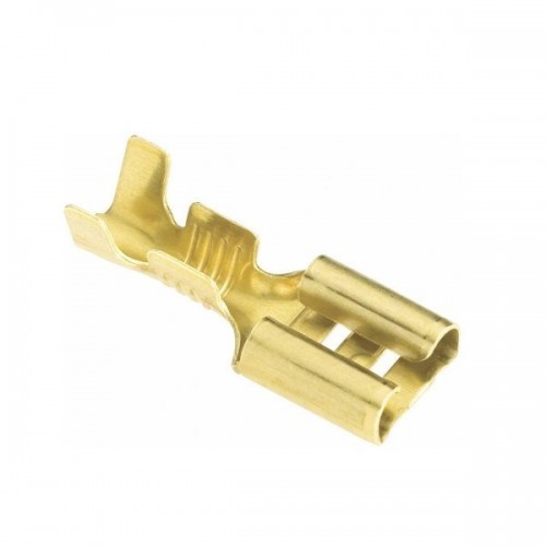 Neizoliuota plokščia lizdo jungtis - 6.3 mm - 1 kabeliui-2.5 Neizoliuota plokščia lizdo jungtis - 6.3 mm - 1 kabeliui-2.5