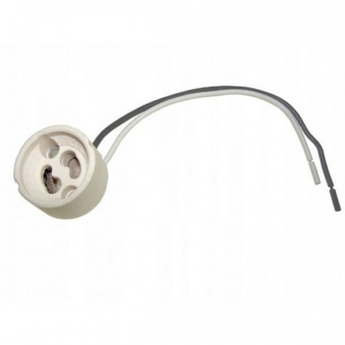 GU10 jungties lizdas - keraminis šviestuvas LED lemputėms ir GU10 jungties lizdas - keraminis šviestuvas LED lemputėms ir