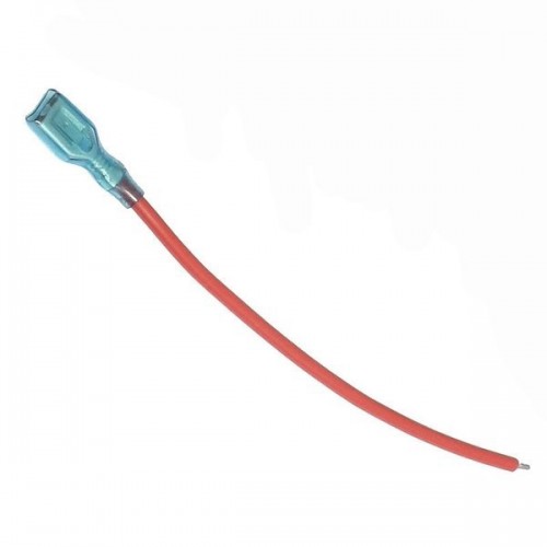 Izoliuotas plokščias lizdas jungtis - 6.3 mm su kabeliu - Izoliuotas plokščias lizdas jungtis - 6.3 mm su kabeliu -