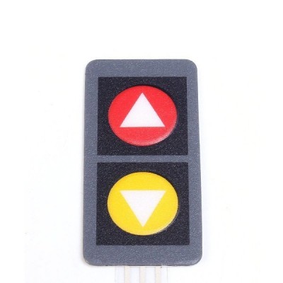 Membraninė klaviatūra DC12V - 2 x 2 klavišai su rodyklėmis -