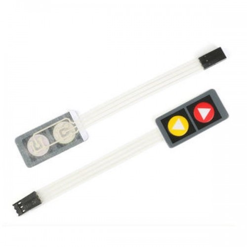 Membraninė klaviatūra DC12V - 2 x 2 klavišai su rodyklėmis - Membraninė klaviatūra DC12V - 2 x 2 klavišai su rodyklėmis -