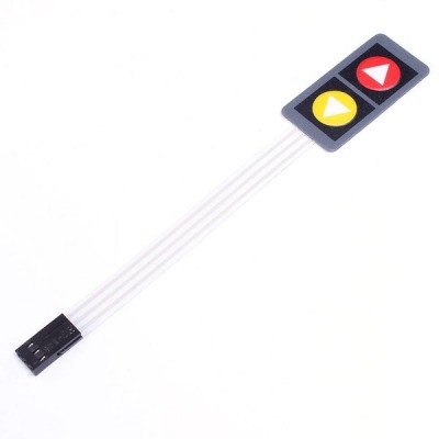 Membraninė klaviatūra DC12V - 2 x 2 klavišai su rodyklėmis -