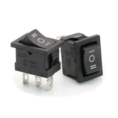 Klavišinis jungiklis KCD1 - įjungimo / išjungimo / įjungimo