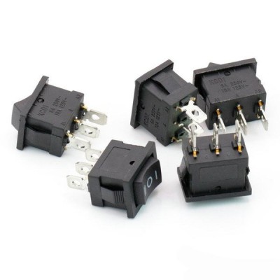 Klavišinis jungiklis KCD1 - įjungimo / išjungimo / įjungimo