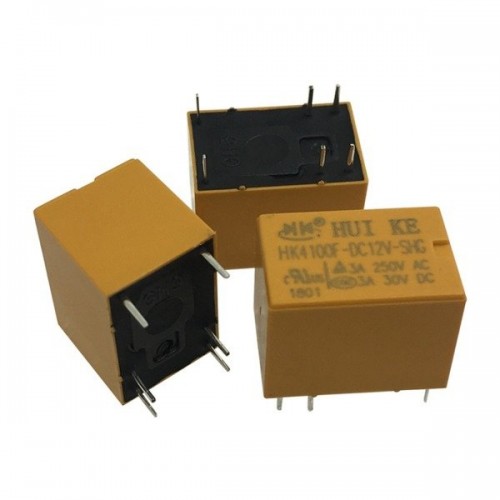 24 V relė - HK4100F-DC24V-SHG - 250VAC 3A kontaktai - 30 VDC 24 V relė - HK4100F-DC24V-SHG - 250VAC 3A kontaktai - 30 VDC