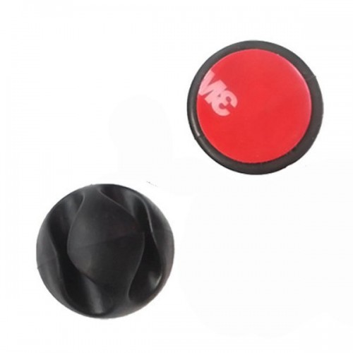 Kabelių organizatorius - 28x15 mm - 10 vnt - lipnus spaustukas