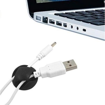 Kabelių organizatorius - 15x8 mm - 10 vnt - lipnus spaustukas -