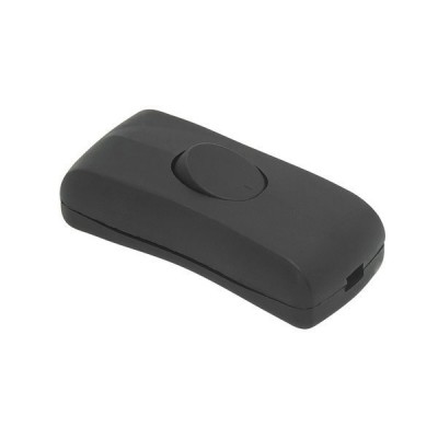 Kabelio jungiklis - juodas - ON-OFF - lempos