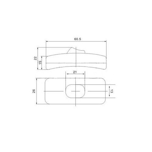 Kabelio jungiklis - juodas - ON-OFF - lempos Kabelio jungiklis - juodas - ON-OFF - lempos