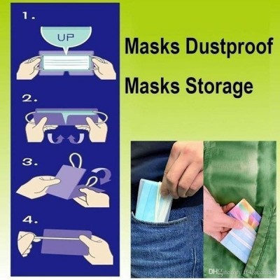 Apsauginis kaukės dėklas - sulankstomas apsauginis kaukės