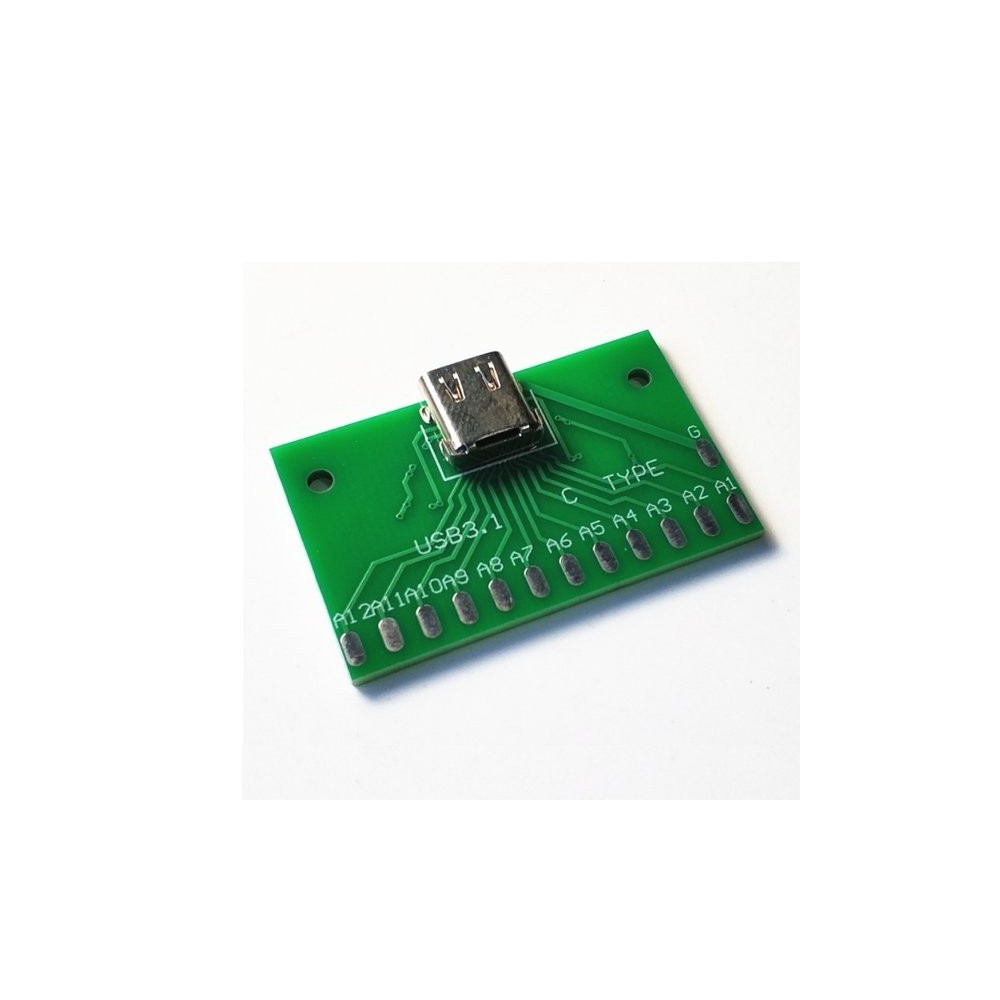 USB 3.1 tipo lizdas-C - PCB su USB TYPE C lizdu-Pagrindinis USB 3.1 tipo lizdas-C - PCB su USB TYPE C lizdu-Pagrindinis