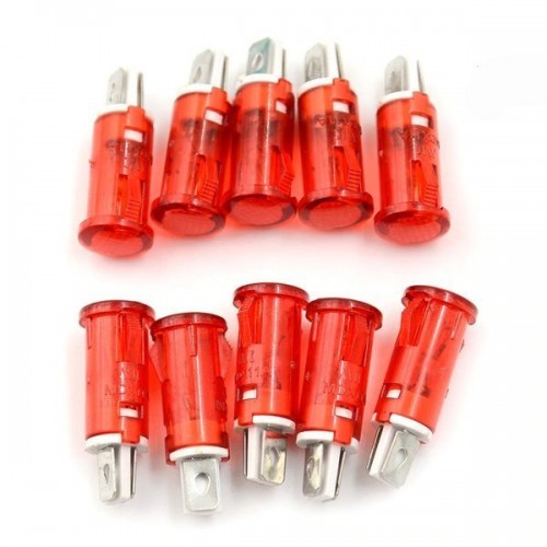 Kontrolinė lemputė - MDX-11A - raudona - LED indikatoriaus