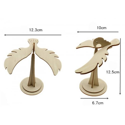 Balansavimo žaislas vaikams - Medinis paukštis - PASIDARYK PATS Balansavimo žaislas vaikams - Medinis paukštis - PASIDARYK PATS