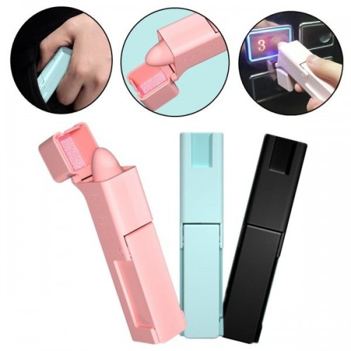 Bekontakčio durų atidarymo asistentas - rožinė - nešiojamasis Bekontakčio durų atidarymo asistentas - rožinė - nešiojamasis