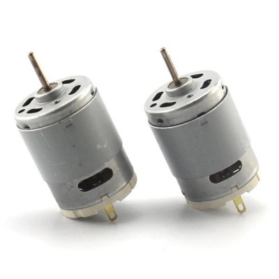 Nuolatinės srovės 3 šepetėlių variklis-6V - 380 s - 13 mm ašis