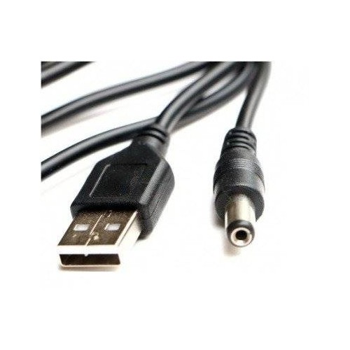 A tipo USB laidas - DC 5,5 x2,5 mm - maitinimo kabelis - 100 A tipo USB laidas - DC 5,5 x2,5 mm - maitinimo kabelis - 100